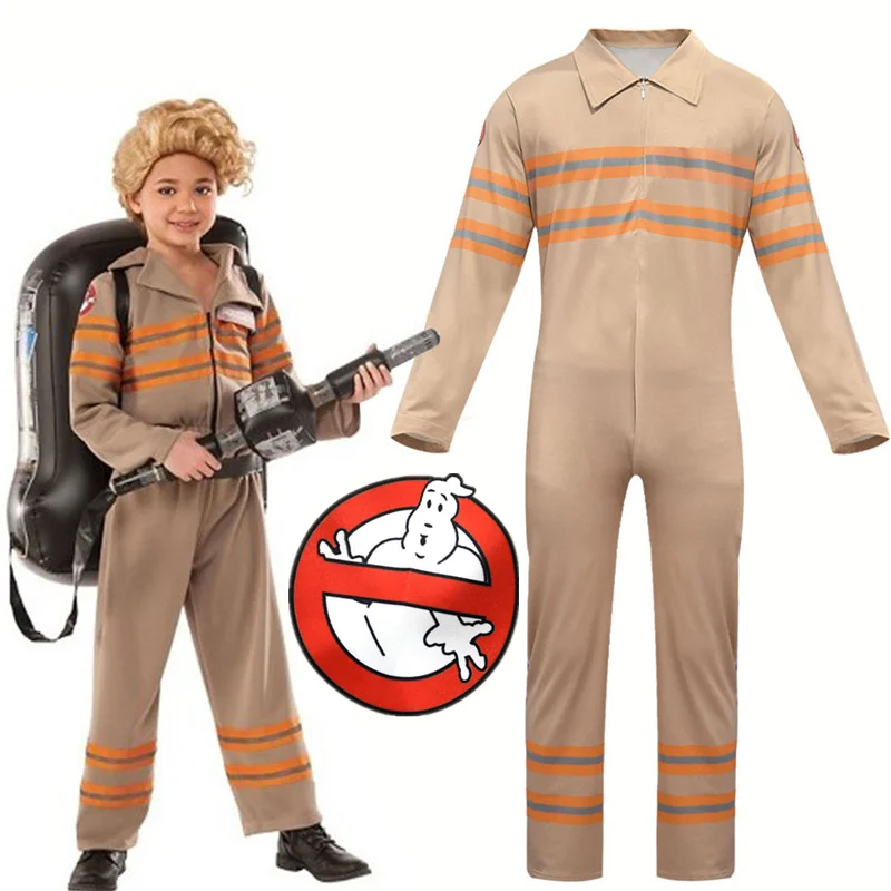 Новые детские Ghostbusters комбинезоны Косплэй спортивные костюмы для мальчиков и