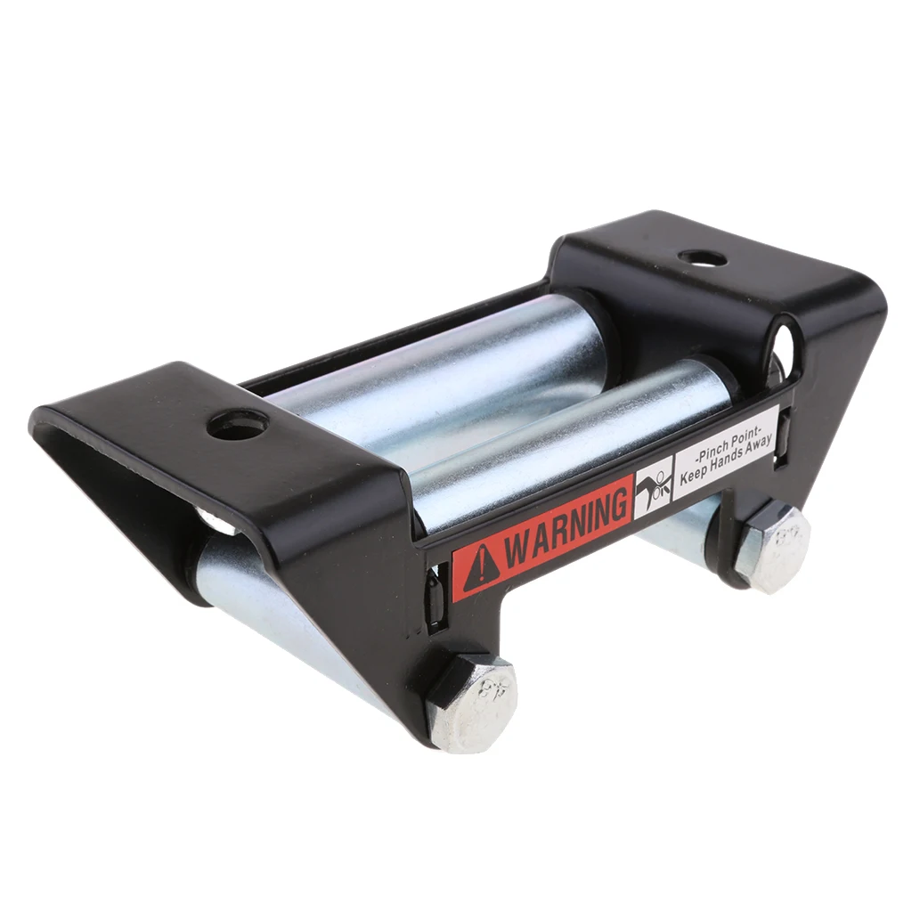 Universal Wire Rope Roller Fairlead for 3500-lb. or Less ATV/UTV Winches Accessories, Stainless Steel