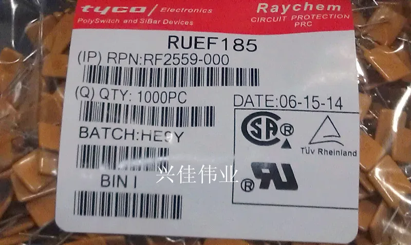 5 предметов в партии, RUEF185 X30-185/1.85A 30V 1.85A X30-160/1.6A