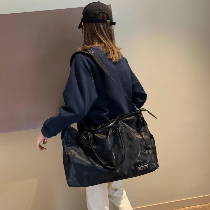 

Handbag fashion printing leisure travel large capacity shoulder bag 2019 new JIULIN