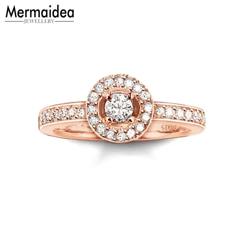 Светильник Luna Ring Fashion Good Jewerly для мужчин и женщин 2020 подарок цвета розового золота