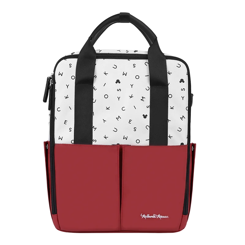 Сумка для подгузников disney, детская сумка, рюкзак для мам, USB бутылочка с подогревом, сумка для мам, детские сумки для мам, отправка пары крючков - Цвет: Красный