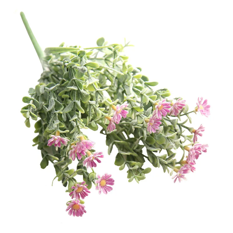 Artificial Daisy Flowers Single Simulation Plants Fake flowers Marguerites Plastic Flowers for Home Wedding Christmas Decoration