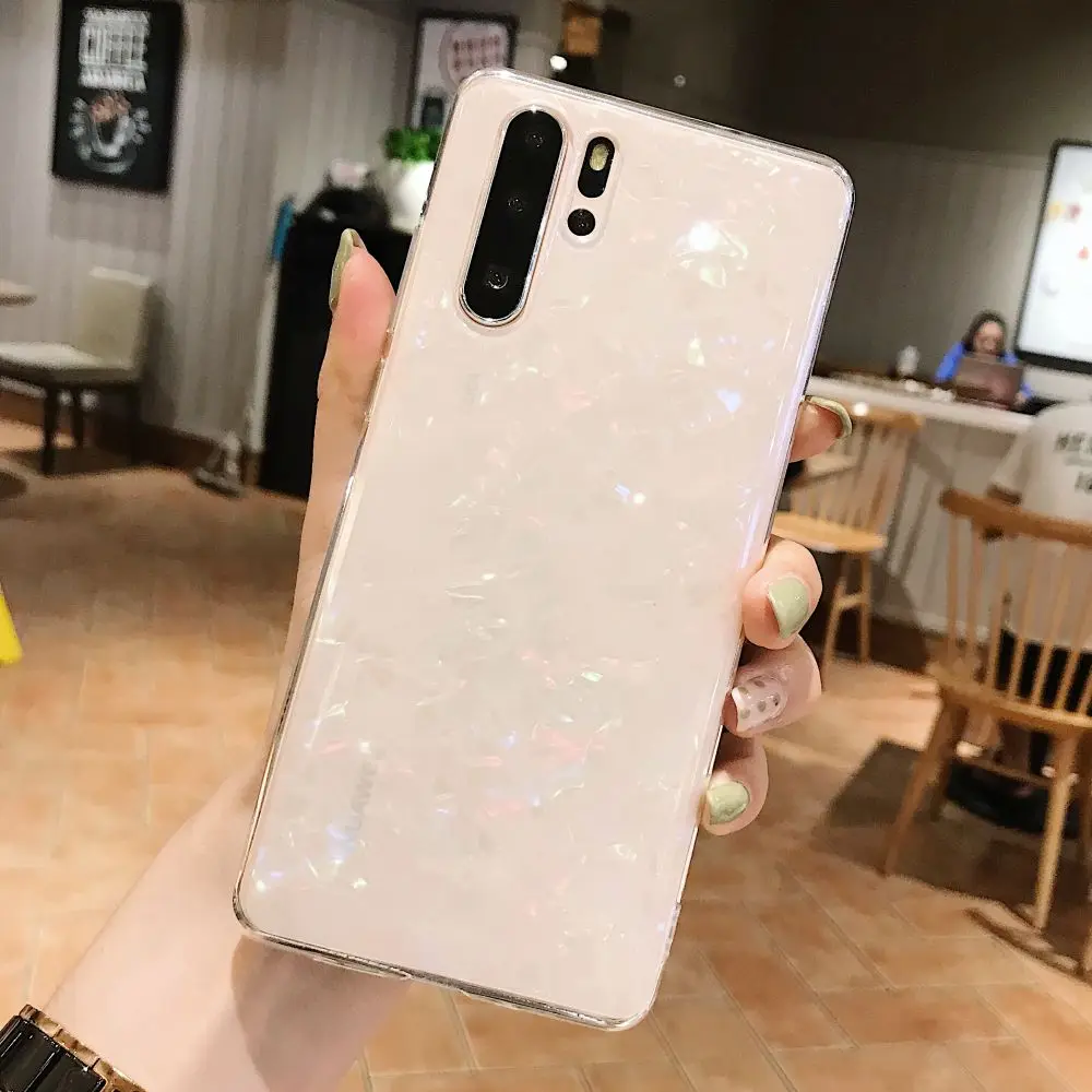 LAPOPNUT Мягкий Тонкий блестящий прозрачный силиконовый чехол для Huawei P20 Lite P30 Pro Mate 20