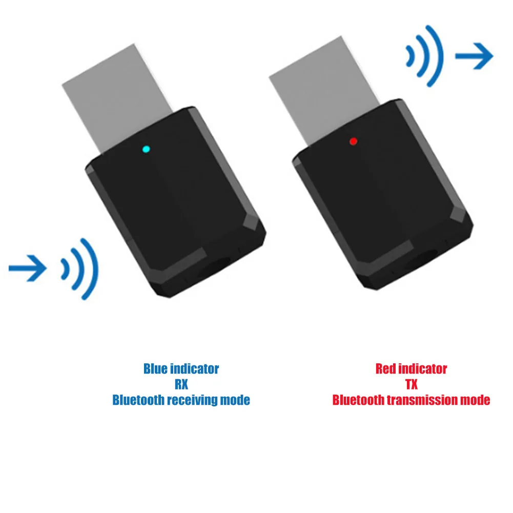 Bluetooth-приемник USB передатчик 5,0 беспроводной аудио музыкальный стерео адаптер для ТВ ПК Bluetooth динамик линия аудио адаптер