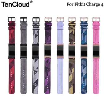 

Tencloud Smart Watch Strap For Fitbit Charge 4 Band Nylon Wristband For Charge 4/3 Adjustable Breathable Bracelet Quick Fit Belt