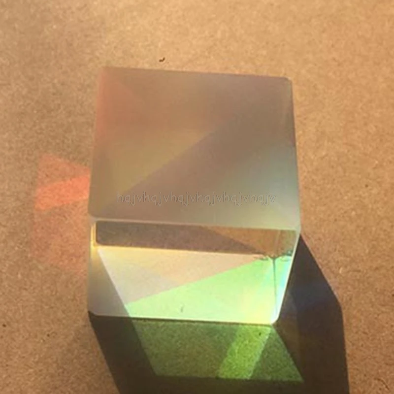 Красочный комбинированный сплиттер крест дихроический куб RGB Призма Оптическое стекло треугольная призма 20 мм