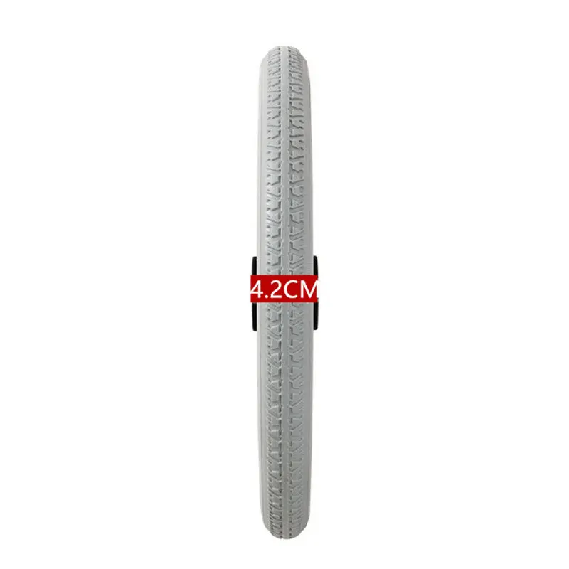 JayCreer Non-Inflatable 1PCS 16 Inch inner hole diameter 12mm Wheel Replacement For Wheelchairs, Carts And More