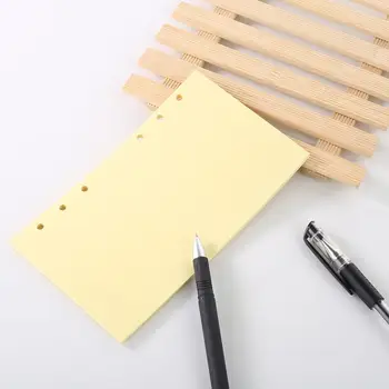 

40 Sheets A5/A6 Filler Papers Loose-leaf Notebook 6 Holes Office School Supplies