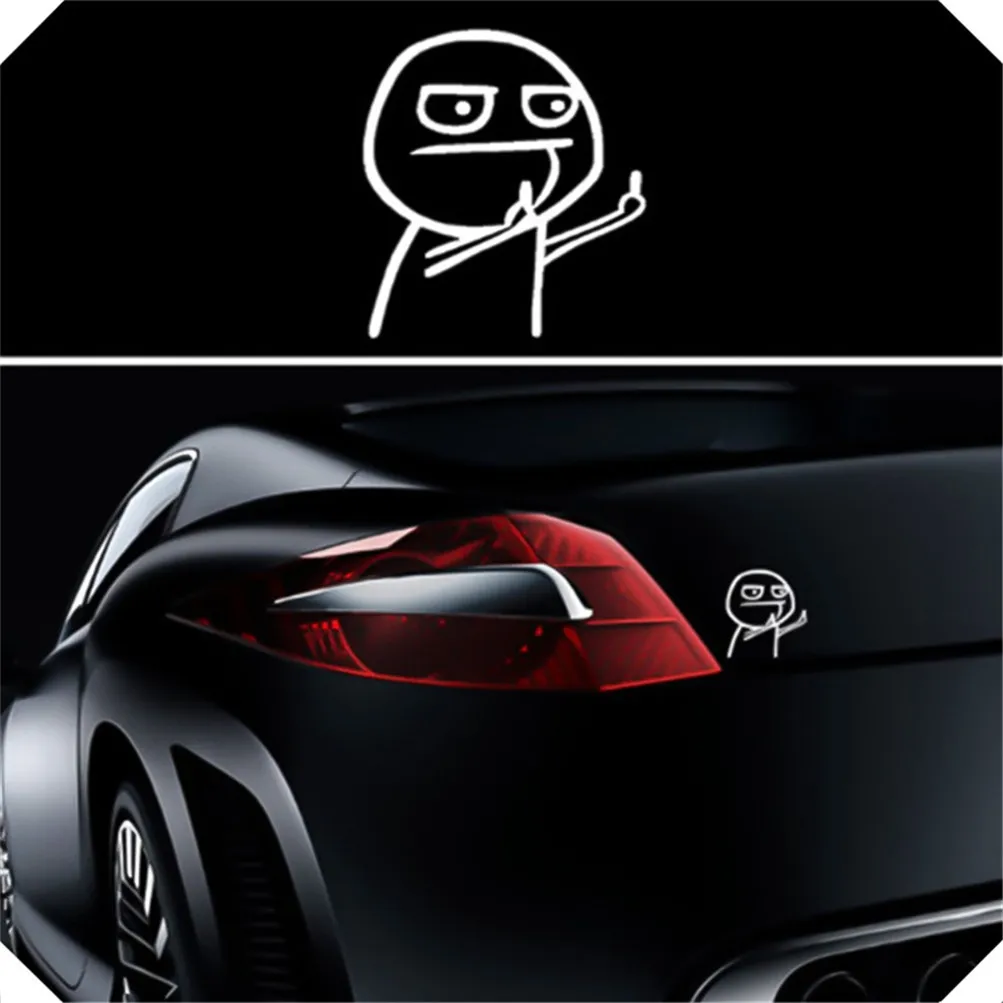 Nero Bianco Car Styling Divertente Adesivo Decorativo Applique Per Volvo V70 S80 Estate You S90 Xc40 360C V90 V40