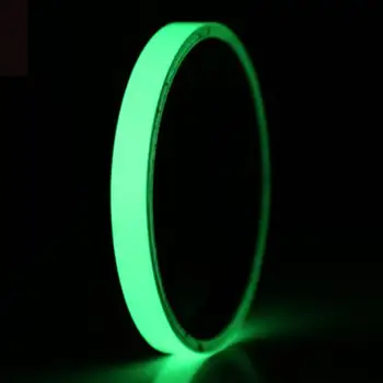 

1pc Outdoor Luminous Tape Fluorescent Running Cycling Glowing Dark Striking Warning Tape Workplace Safety Supplies