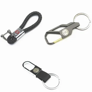 

3D Metal alloy Car Styling Fashion Keychain Key Chain Key Rings For Fiat 500 500x ducato tipo panda bravo doblo stilo freemont
