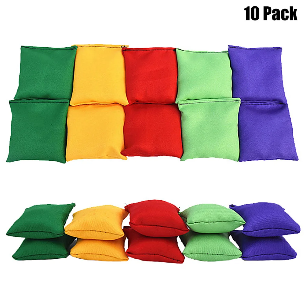 10pcs/pack Nylon Bean Bags Fun Sports Outdoor Family Games Bean Bag