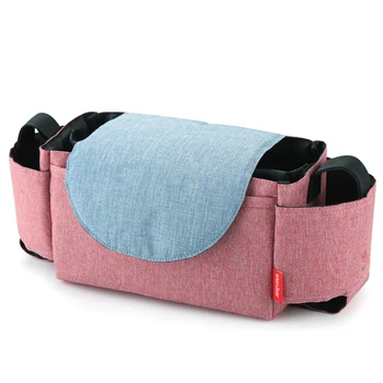 

Durable Baby Care Hanging Stroller Use Multi Pocket Stuff Multifunction Flip Type Storage Bag Straps Portable Diaper Organizer