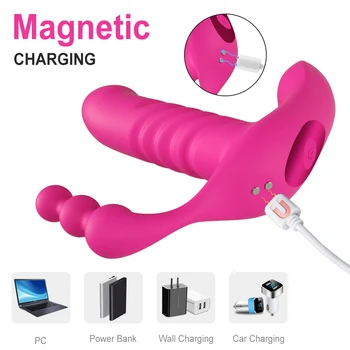 Wireless Remote Wearable Automatic Thrusting Vibrator Dildo G Spot Clitoris Stimulator Vaginal Anal Sex Toys for Women Adults 5