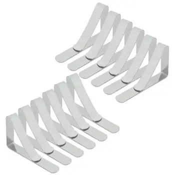 

Tablecloth Clips,12 Pack Stainless Steel Table Cloth Holder Table Cover Clamps for Home/Marquees/Wedding/Party/Picnic/Indoor/Out