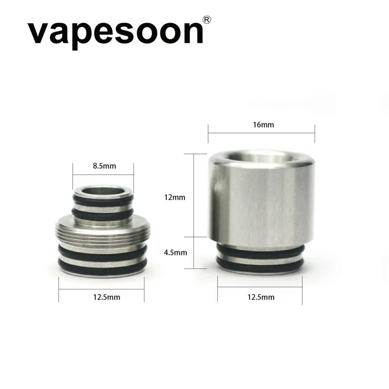 50 шт. Высокое качество стиль 510/810 капельный наконечник для TFV12 PRINCE TFV8 X BIG BABY Vaporizer fit 510 810 распылитель на резьбе