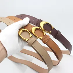 Luxury Brand Belt For Women Waist Strap High Quality Leather Designer G Buckle Female Waistband For Jeans Waist Accessories