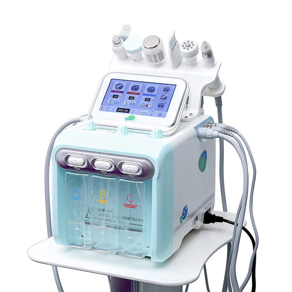 Gen II 6 In 1 Hydra Dermabrasion Aqua Peel Clean Skin Care BIO Light RF 