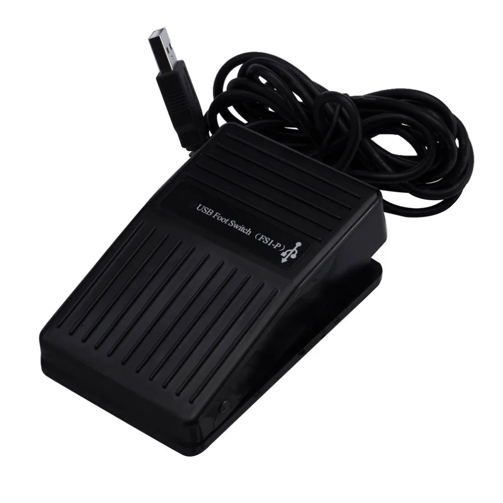 USB одноножной Переключатель педаль управления Клавиатура Мышь PC игра для Dos Win 2000/XP/Vista/7 для MAC для Linux
