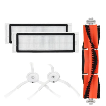 5PCS Mi Robot Vacuum Cleaner Parts Replacement Kit for Mi Robot S50 S51 for Xiaomi Robo2 Vacuum Cleaner Accessory Kit 1 piece robot vacuum cleaner wheels including right wheel assembly for xiaomi mi robotic vacuum cleaner parts accesories