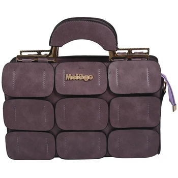 

The new spring/summer women bag suture Boston bag inclined shoulder bag women leather handbags