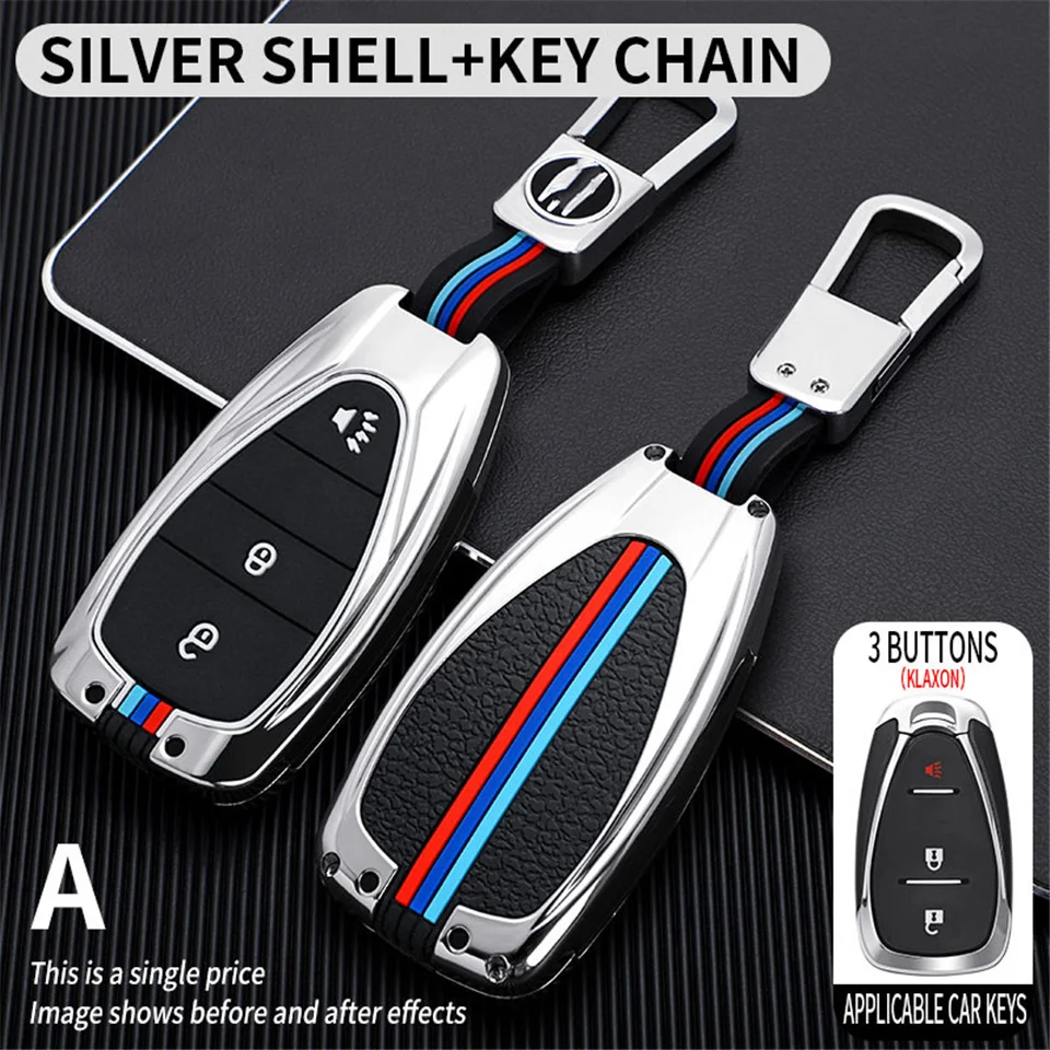 Custodia per auto Smart Key Cover per Chevrolet Malibu Equinox Cruze Camaro 2016 2017 2018 2019 supporto Shell accessori Car-Styling - H3000c20c82834bbcb992eea04a8b9707f