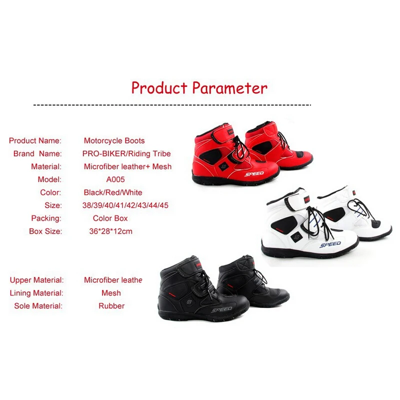 Professional Motorcycle Men woman's Bota Motocross Botas Moto Motorboats Shoes Motorbike Racing Career Bicycle Speed Boots