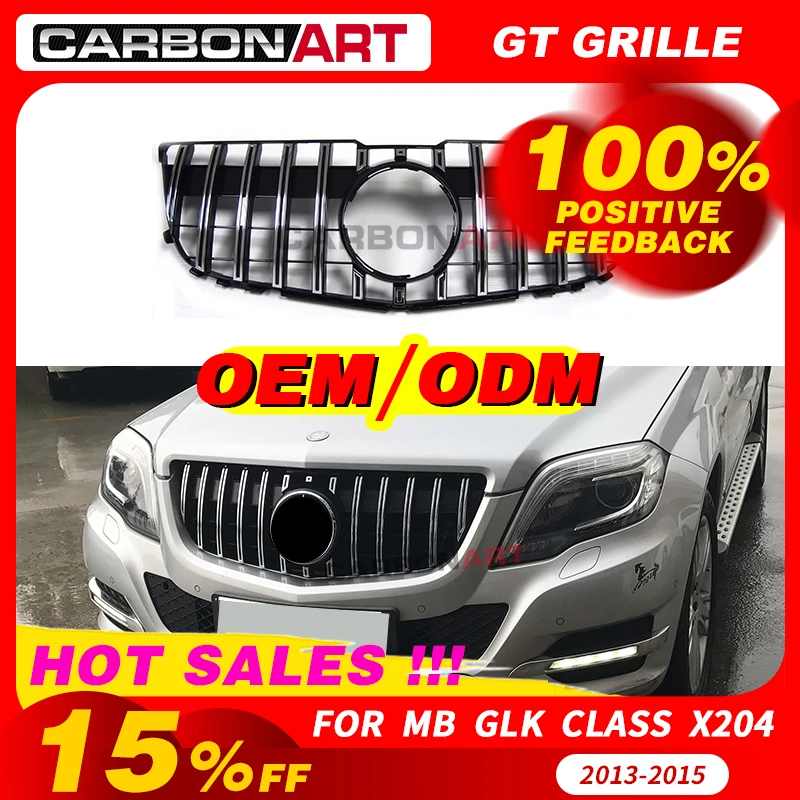 GLK GT решетка для Mercede b enz класс X204 Facelift передний бампер 2013 2015 SUV GLK250 GLK300 GLK350 передняя