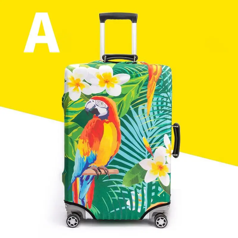 Travel Luggage Protective Cover Thicker Suitcase Case Travel Accessorie Baggag Elastic Luggage Cover Apply to 19-32inch Suitcase - Цвет: A