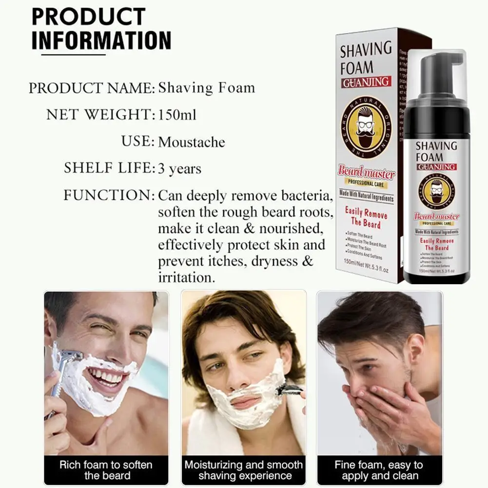 100/150ml Men's Shaving Cream Beard Master Styling Professtional Care