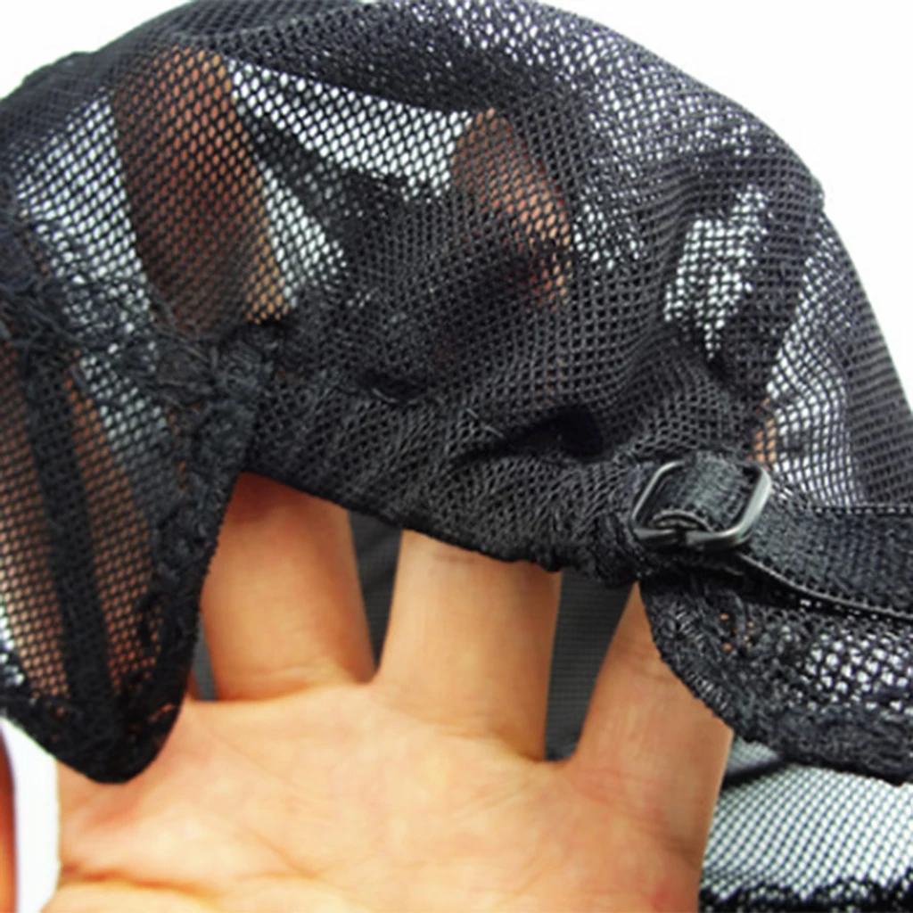 Breathable Elastic Hair Lace Cap Costume Mesh Net Making Wigs Spandex Snood Accessories Hairnet Band Black