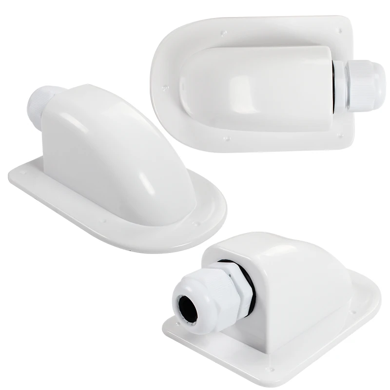 Camper Part Marine Accessories Waterproof UV Resistant Boats Solar Panels Spoiler Single Hole RV Single Hole Round Junction Box solar junction box