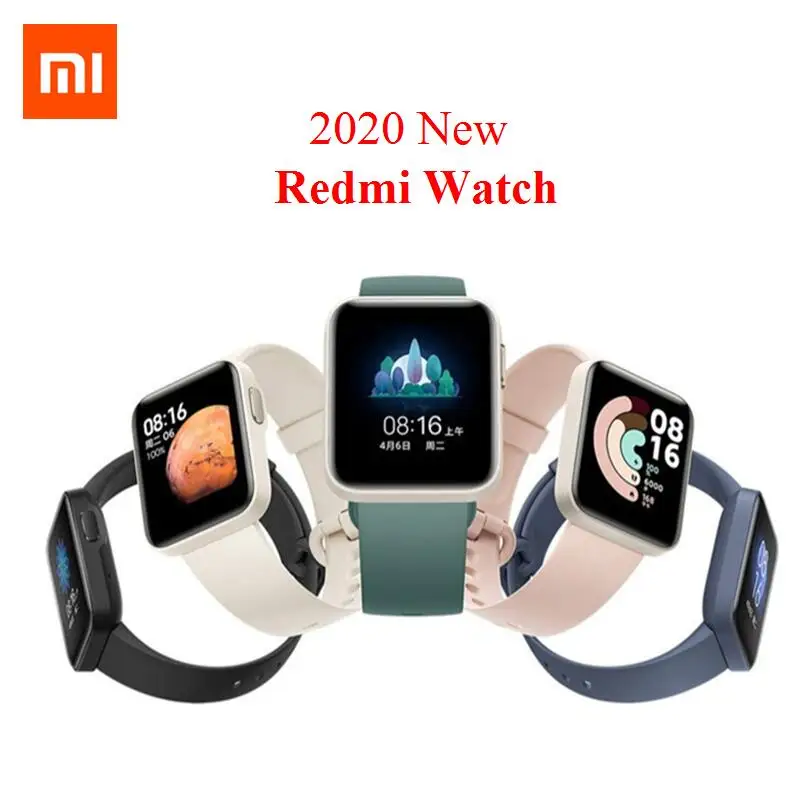 Смарт-часы Xiaomi Redmi водонепроницаемые часы с пульсометром и монитором сна IP68 nfc 35g