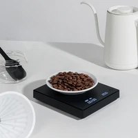 TIMEMORE Store czarne lustro Basic + nowość cyfrowa waga kuchenna do żywności z czasem lampka USB waga waga cyfrowa Mini 5