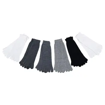 

6 Pairs Soft Sports Men Comfortable Five Seperate Finger Toe Socks Cotton Warm