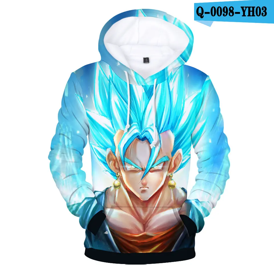 3D Аниме Dragon Ball Z Толстовка С Карманами Dragon Ball Z Games-dbzgames.com 3D мультфильм толстовки с капюшоном Мужские крутые пуловеры - Цвет: Бургундия