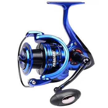 

New Fishing Reel Full Metal Spool Spinning Reel 5.2: 1Metal Handle 8Kg Max Drag Power Smooth Sea Carp Fishing Reel Black