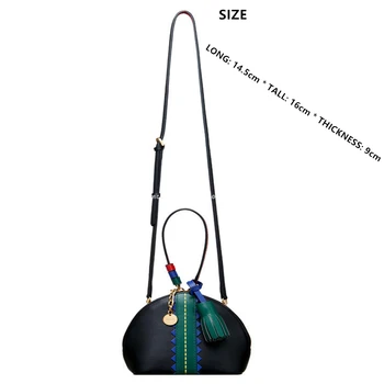 

tassel handbags New 2019 with same color matching small shell bag versatile with single shoulder diagonal cross chains women bag