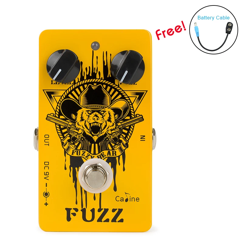 

New Arrival Caline CP-46 Fuzz Guitar Pedal Aluminum Alloy With True Bypass design Guitar Pedal Parts & Accessories high quality