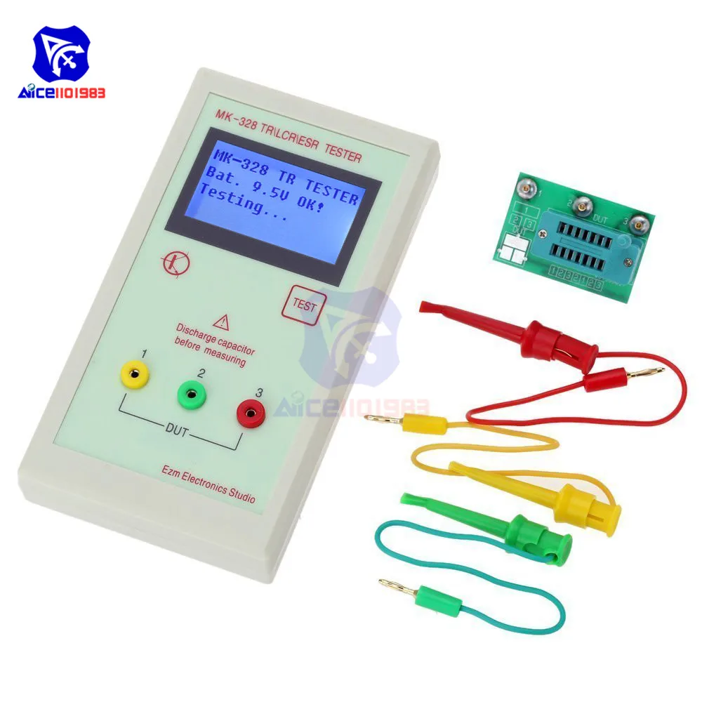 Diymore MK-328 резистор-конденсатор транзисторный Триод Tester индуктивность емкость