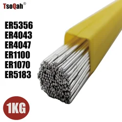 Tiges de soudage TIG en Aluminium, 1.6mm/2mm/2.4mm/3mm/4mm/5mm 