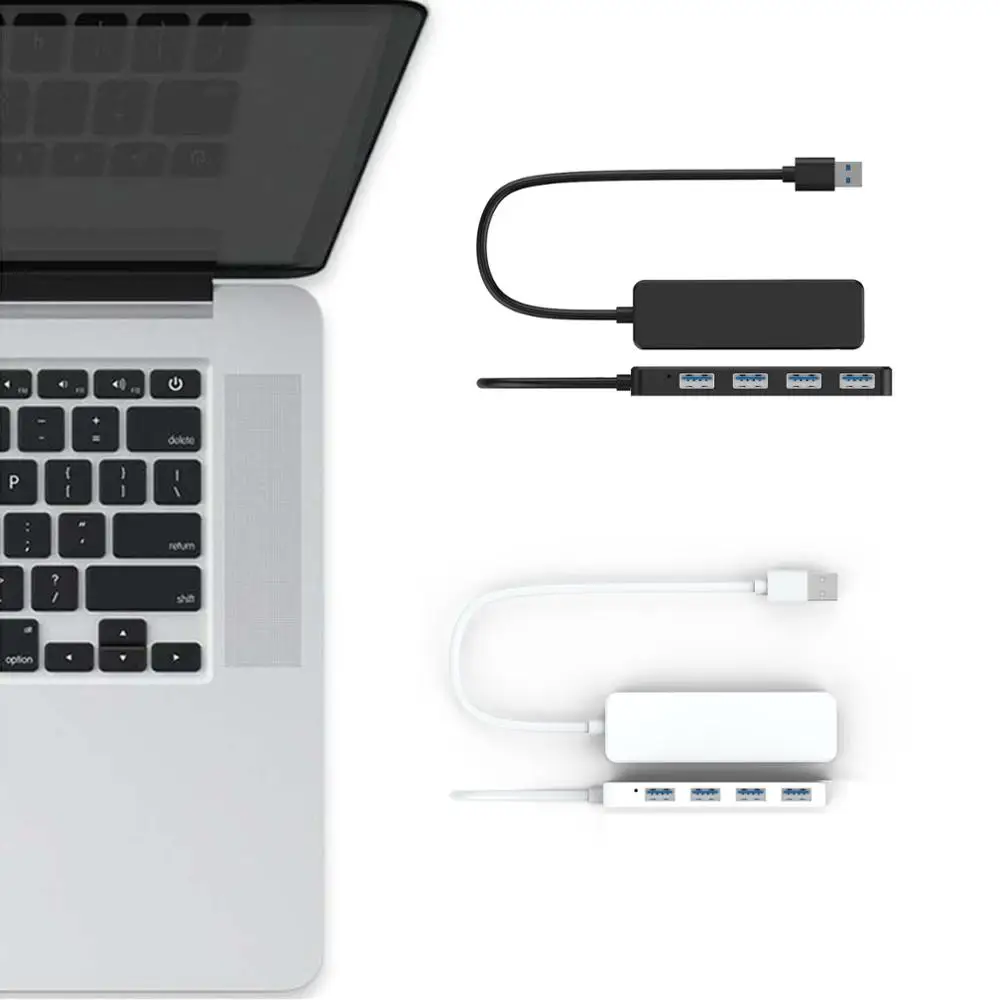 

Universal 4-port USB 3.0 Data Hub Extension Splitter Adapter for Laptop PC Notebook Computer Keyboard Mouse Charger