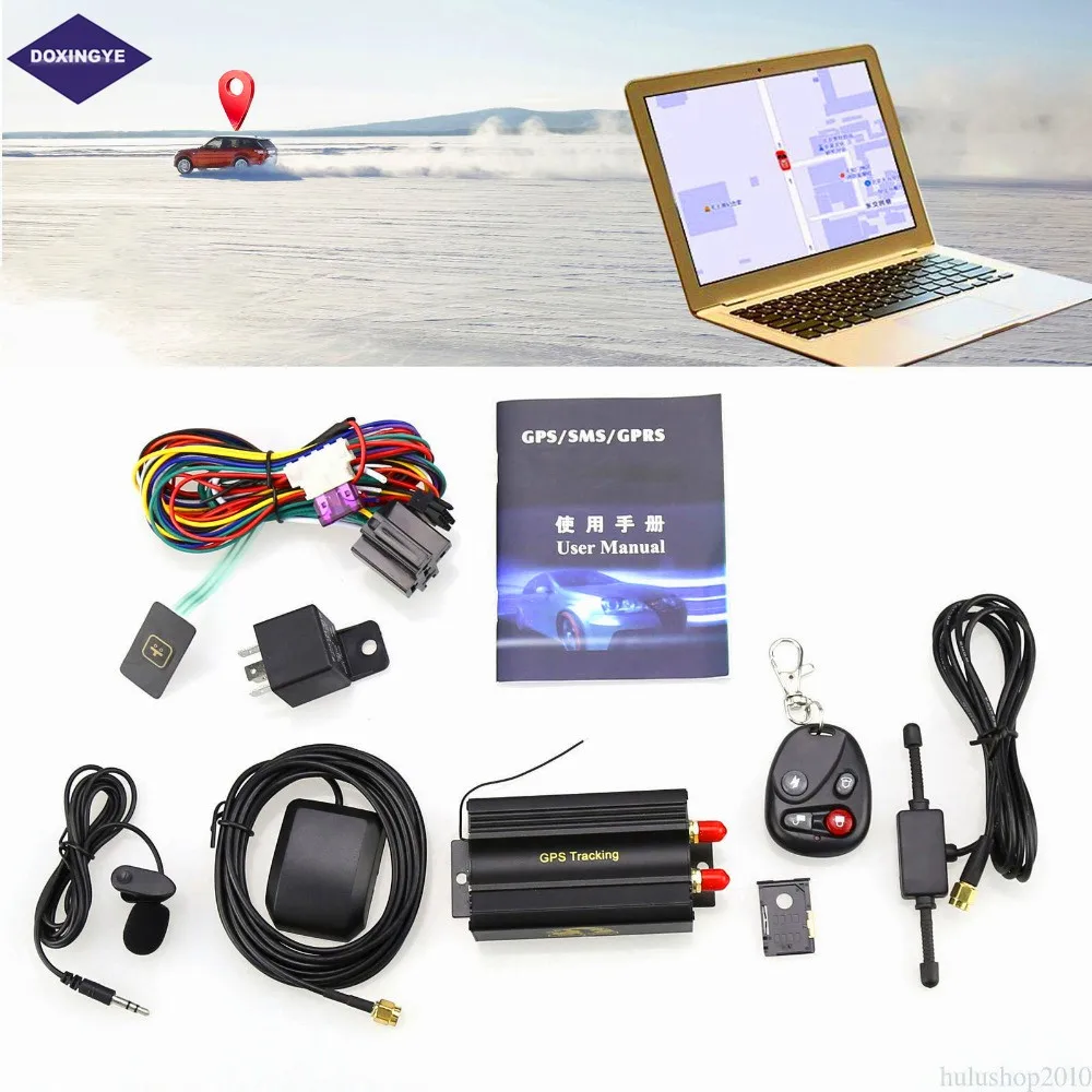 DOXINGYE TK103B Car GPS Tracker System / GSM GPRS Vehicle Locator with SIM SD Card Anti-theft | Автомобили и мотоциклы
