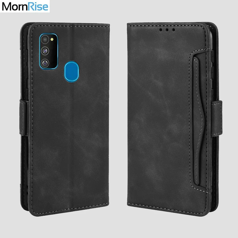 Чехлы-бумажники для Samsung Galaxy M21 чехол с магнитной застежкой и откидной крышкой M30S