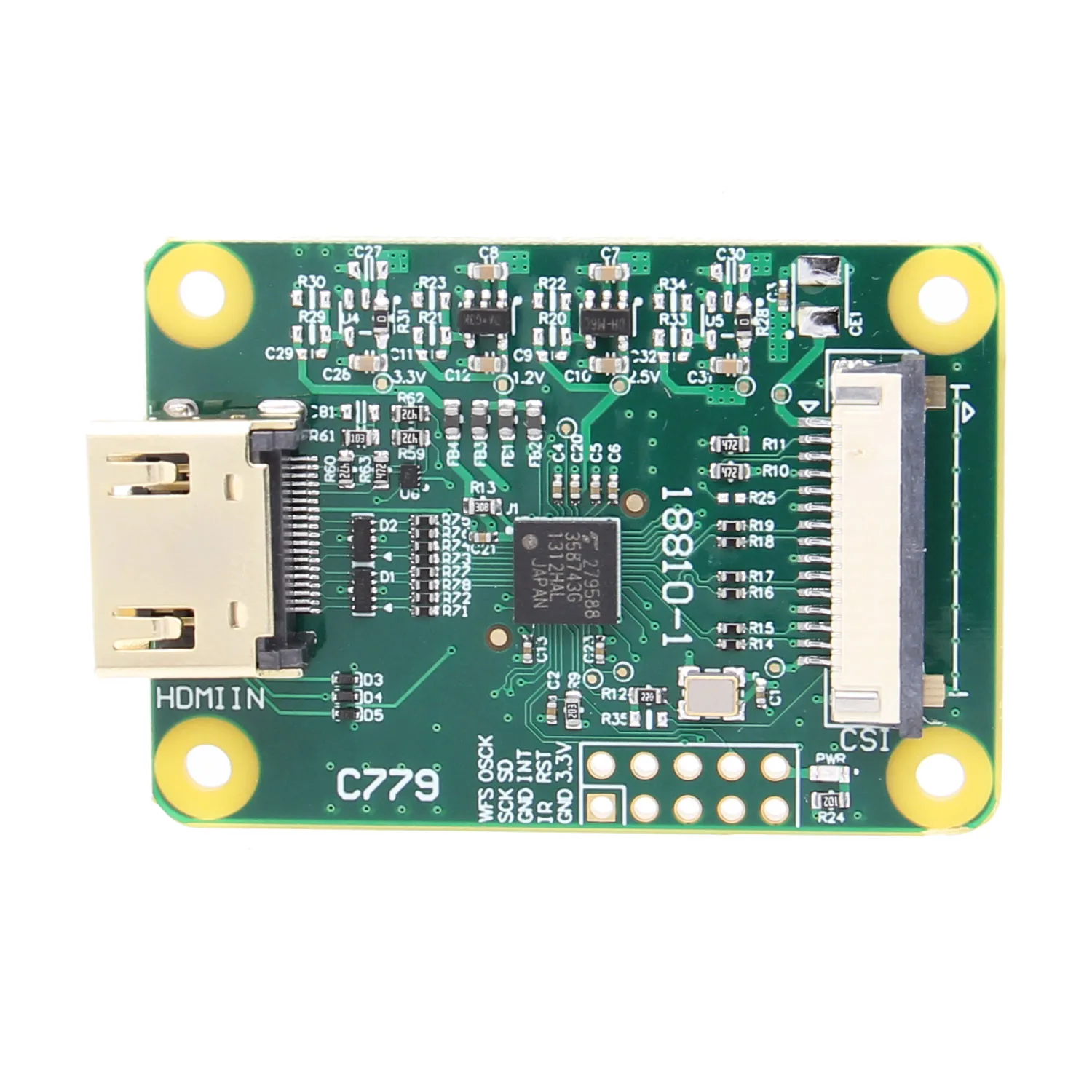 Lusya Стандартный HDMI к CSI 2 плата адаптера Вход до 1080p25fp для Rasperry Pi 4B 3B + Zero W G4