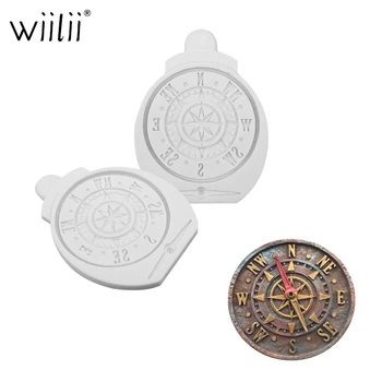 

Compass Shape Food GradeSilicone Mold Fondant Cake Decorating Tool Craft DIY Chocolate Forms Bakeware