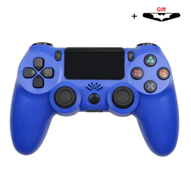 Wireless blue Беспроводной/проводной контроллер для Mando PS4 для playstation 4/PS3 консоль для Dualshock 4 контроллер для управления PS4 джойстик - Цвет: Wireless blue