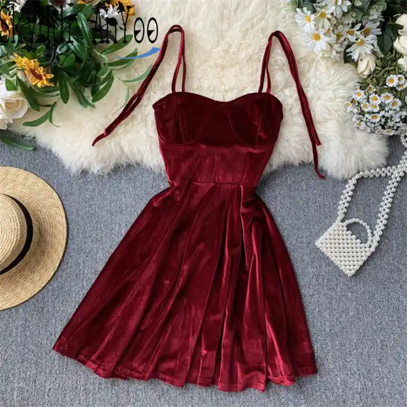 vestido vermelho veludo