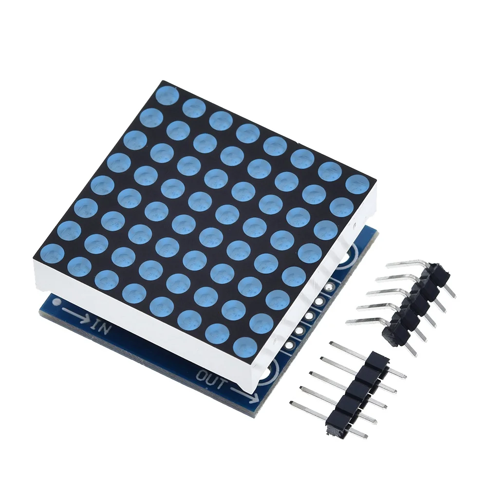 TZT MAX7219 dot matrix module microcontroller module display module finished goods